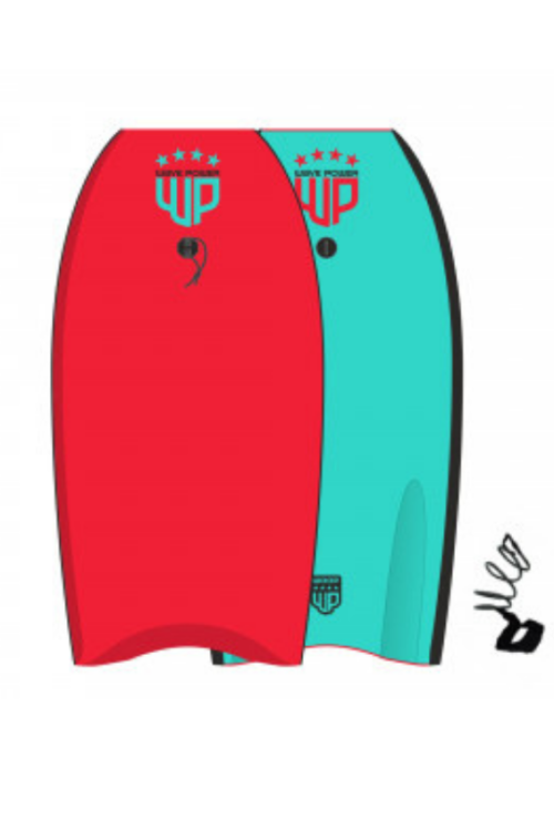 bodyboard wave power 42 red teal